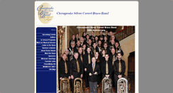 Desktop Screenshot of chesapeakebrassband.org