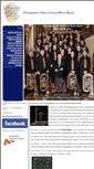 Mobile Screenshot of chesapeakebrassband.org